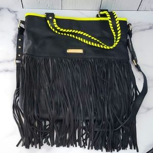 Steve Madden Black Fringe Shoulder bag